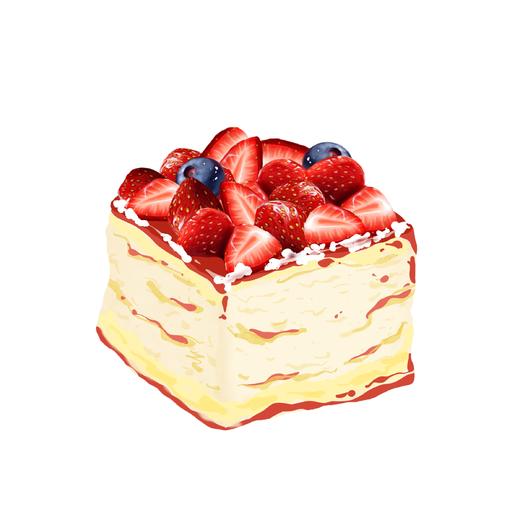 莓果提拉米苏盒子切块 商品图0