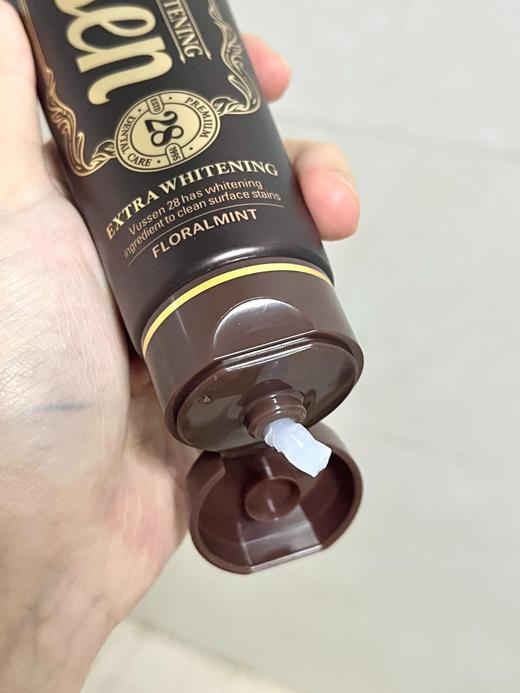 🌈 韩国牙医推荐！原装进口【VUSSEN维森28美白牙膏80g/支】❗️ 💫美白去垢💫去除口气💫抑制牙菌斑  ✅防止吸附污渍及长久保持美白效果  ✅可恢复变白正畸后已变色的牙齿 商品图2