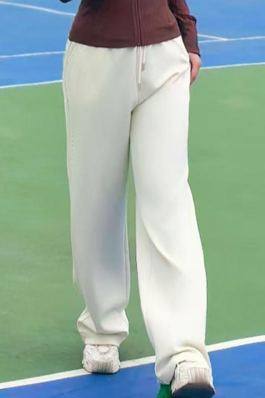 逸红颜明月优选 怒夸一百次『舒芙蕾』春秋款莫代尔垂感直筒裤, 垂顺舒服 商品图11