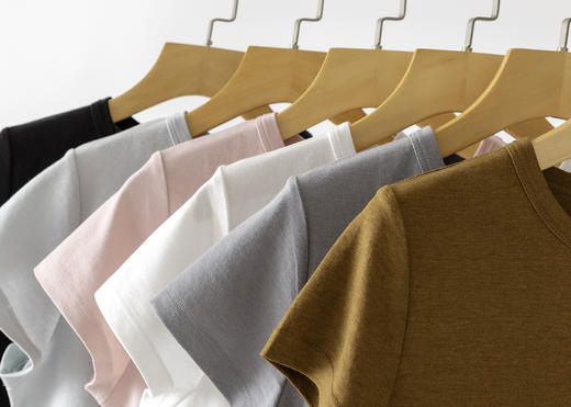 【高品质私服】【醋酸后邦缝圆领短袖T恤】吸湿排汗 舒适亲肤，耐穿不易变形YS88510-CC 商品图2