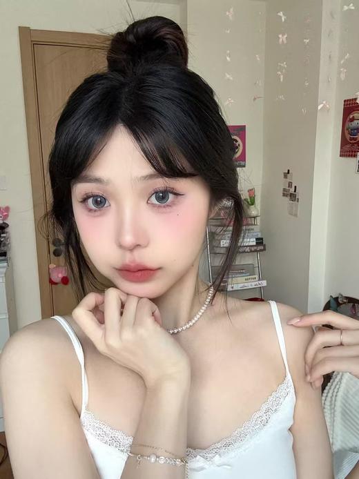 <月抛中直径>-Yeelens月抛-出逃卢浮宫蓝-14.2mm【月抛 0-800度 不含525/575】 商品图3