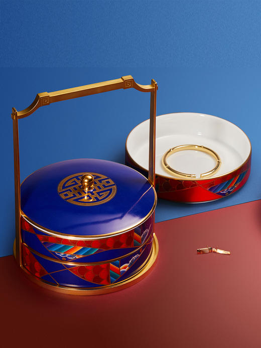 盛唐牡丹X大道造物| 中国盒子·鸿运锦鲤-蓝色[特价品] 商品图1