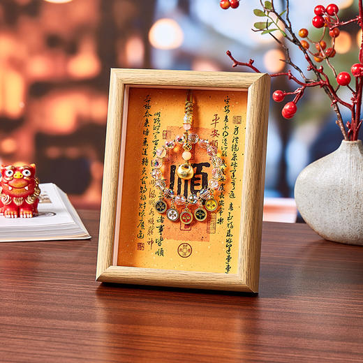【金色吊坠！寓意好运】招财礼品旅游纪念品文创相框摆件摆件抖音小红书商务送礼伴手礼。ry 商品图7