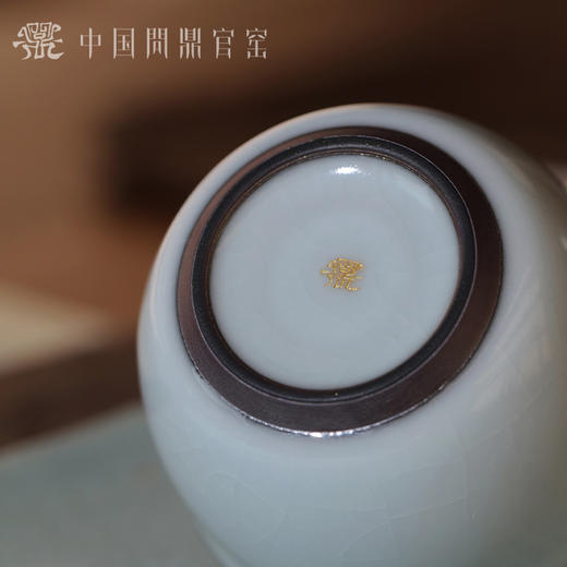 问鼎官窑北官月白手握杯 商品图4