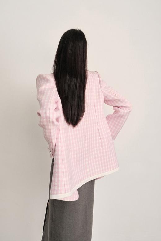 Stay2Weeks 粉色格纹气质小香风外套 17791 商品图7