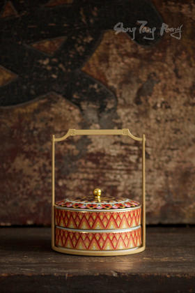 盛唐牡丹X大道造物| 中国盒子·家合-橙红[特价品]