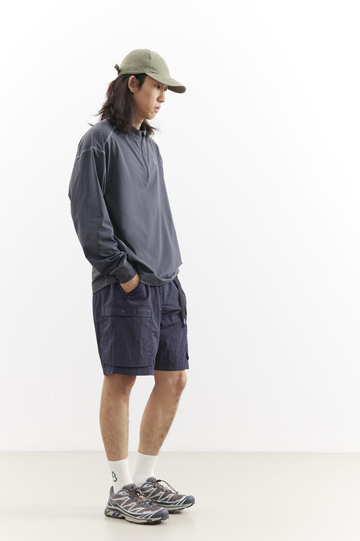 吃茶去chichaqu25户外运动卡扣短裤山系夏季机能休闲宽松男女百搭 商品图5