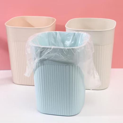 振兴雅致垃圾桶6L 蓝/灰/杏 商品图1