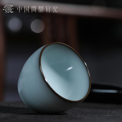 问鼎官窑北官月白青枫杯（缺货） 商品图3