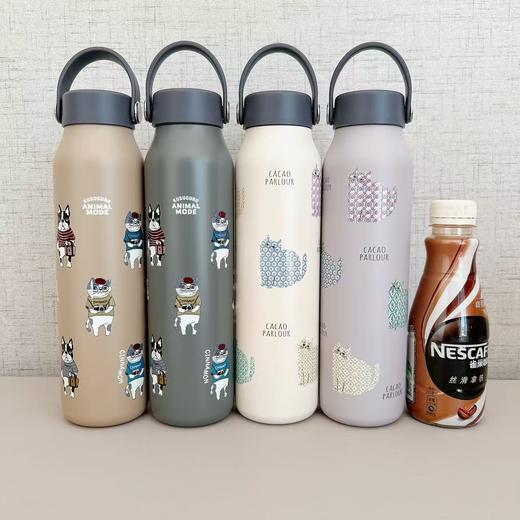 日本kusuguru猫咪直筒保温杯 500ml 商品图0