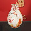 Minh Long年年有余陶瓷花瓶29cm荷塘月色陶瓷花瓶30cm【不支持补差，非质量问题不退不换】S 商品缩略图0