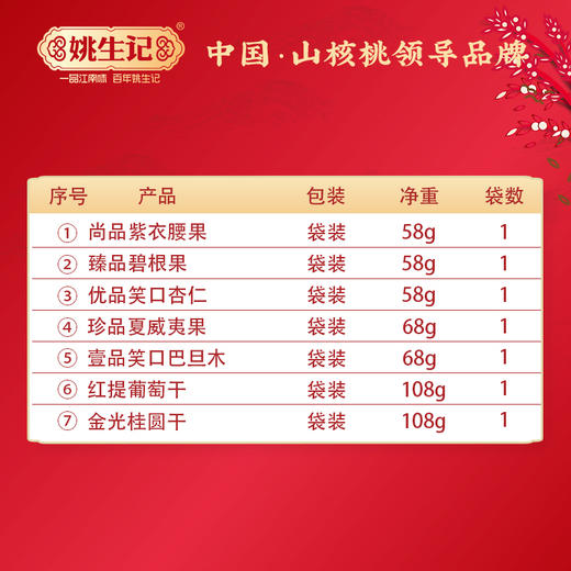 姚生记 春日趣享包526g/7袋装 商品图1