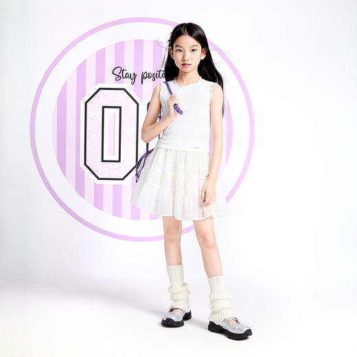 女童针织背心夏季新款安奈儿童装实体店同款AG522682 商品图3