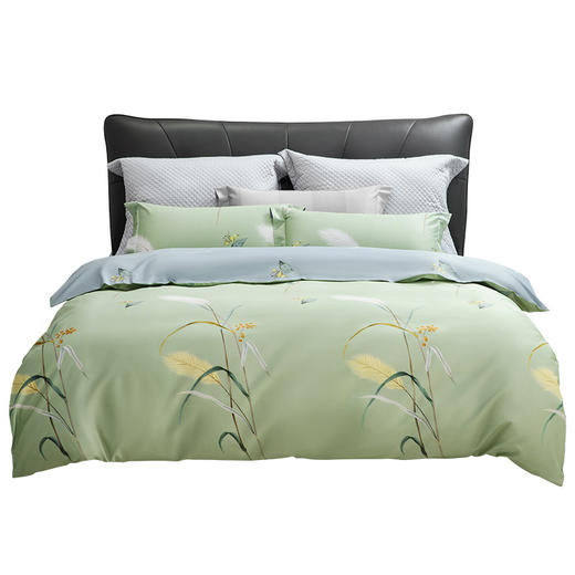 水星家纺倩影摇曳40s全棉抗菌床单四件套（被套200*230cm 床单230*250cm 枕套48×74cm*2）【分仓直发，72小时发货，周末节假日不发货】 商品图8