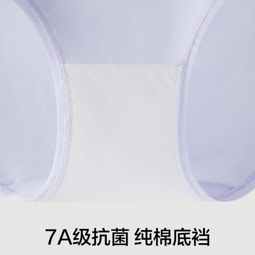 有棵树棉质中腰抗菌女士内裤3条装-U3135 商品图1
