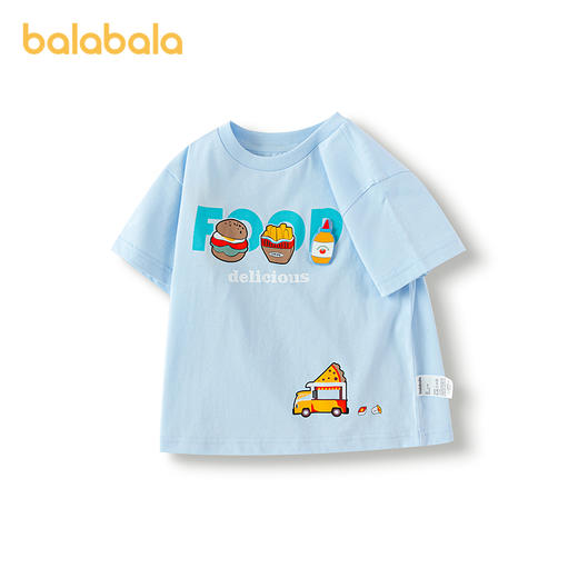 巴拉巴拉童装宝宝短袖t恤儿童衣服男童上衣纯棉2025新款夏装宽松 商品图4