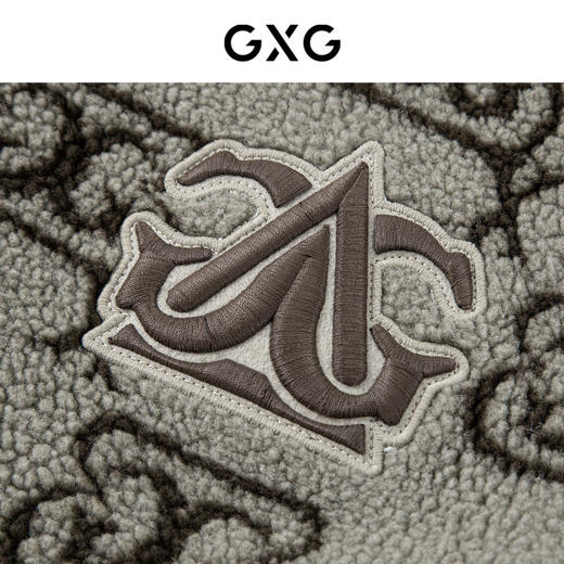 GXG男装 多色羊羔毛立领夹克 冬季热卖夹克 GEX12128514 商品图4
