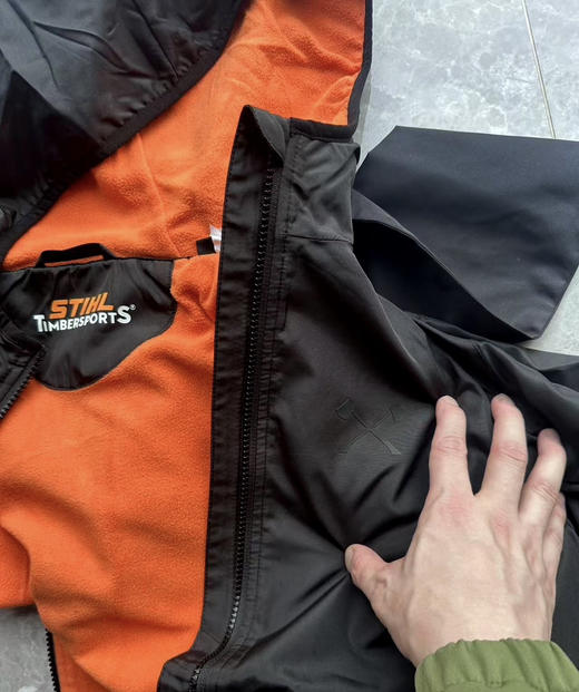 全新正品德国单STIHL摇粒绒复合男士运动户外冲锋连帽夹克
尺码S- XXL 商品图2