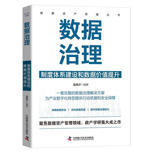 数据治理 : 制度体系建设和数据价值提升  数据资产管理丛书 商品图2