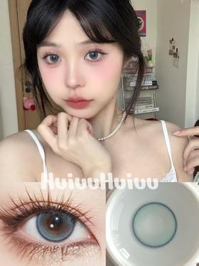 <月抛中直径>-Yeelens月抛-出逃卢浮宫蓝-14.2mm【月抛 0-800度 不含525/575】