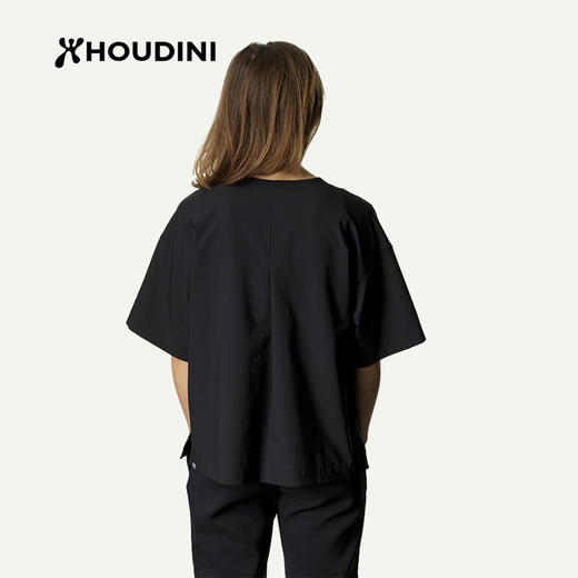 HOUDINI胡丁尼 Cosmo Top都市 女户外吸湿快干翻领衬衫短袖T恤 商品图2