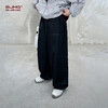BJHG不计后果凉感休闲裤子男款春夏复古垂坠感慵懒宽松透气长裤女 商品缩略图1