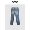 GXG男装 冬季热卖柔软舒适保暖经典直筒牛仔裤男长裤 商品缩略图1