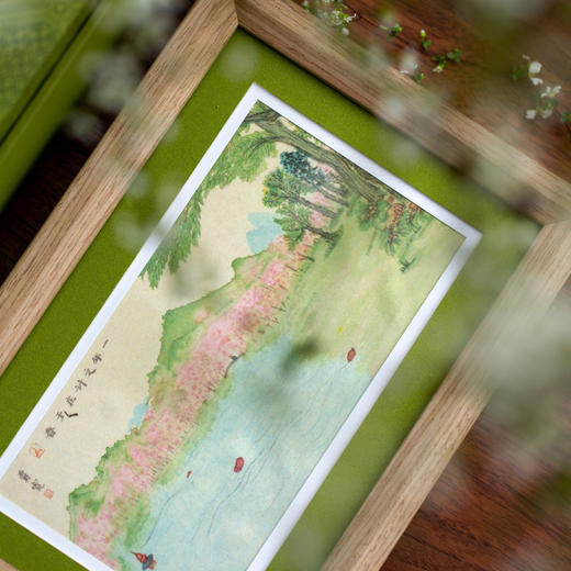 实木画框【龙井方包+白瓷杯】42元一套/一件18套（不含方包） 商品图6