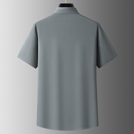 【DDP】大依优型大码休闲短袖衬衫男大码夏季薄款褂子胖子宽松加大号棉质半袖 商品图3