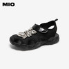 MIO米奥凉鞋女厚底镂空透气闪钻时髦运动洞洞丑萌鞋M253143501 商品缩略图1