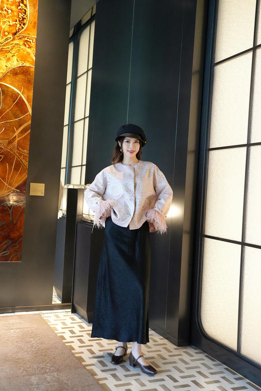 westory春秋季时尚优雅单鞋气质百搭玛丽珍低跟鞋女W24CE74491 商品图5