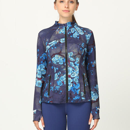 【100元任选2件】跃牌女人花系列瑜伽外套51235（浙江仓）（活动产品，收货7天内支持调换 商品图1