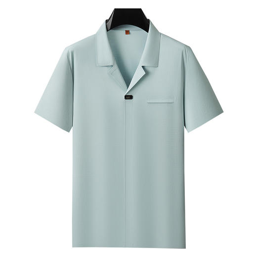 【封口款】【DDP】大依优型大码棉质短袖衬衫POLO衫潮流古巴领半袖衬衫男大码时尚上衣胖子休闲套头夏装 商品图0