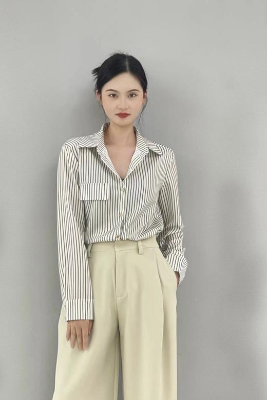 Kai & Kiera 通勤简约条纹衬衣 17814 商品图1