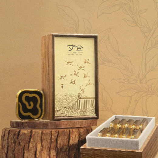 【寸金寍香】祥云奇楠沉香片   10片/盒【D类】 商品图0