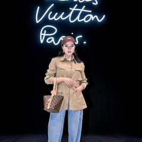 【破价】N°28 '埃菲尔’ 2025春款设计师外套女士经典腰带款风衣