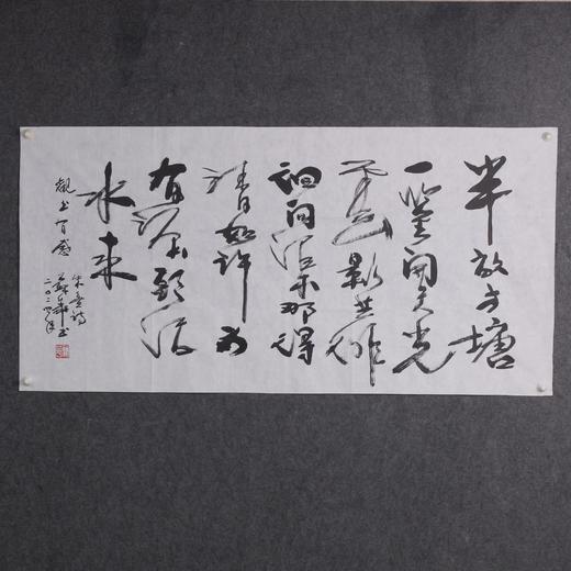 苏华《观书有感》书法69CM*137CM约8.5平尺手写宣纸作品【SF0724】 商品图12