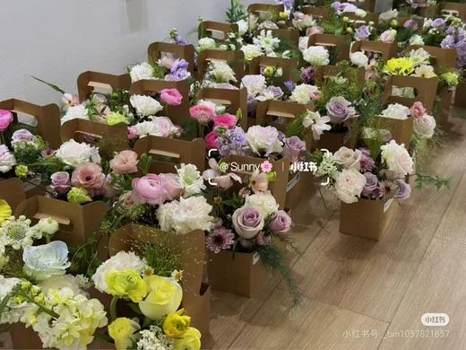 咖啡牛皮手提花盒 商品图5