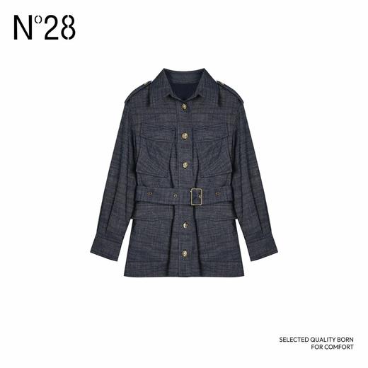 【破价】N°28 '埃菲尔’ 2025春款设计师外套女士经典腰带款风衣 商品图1