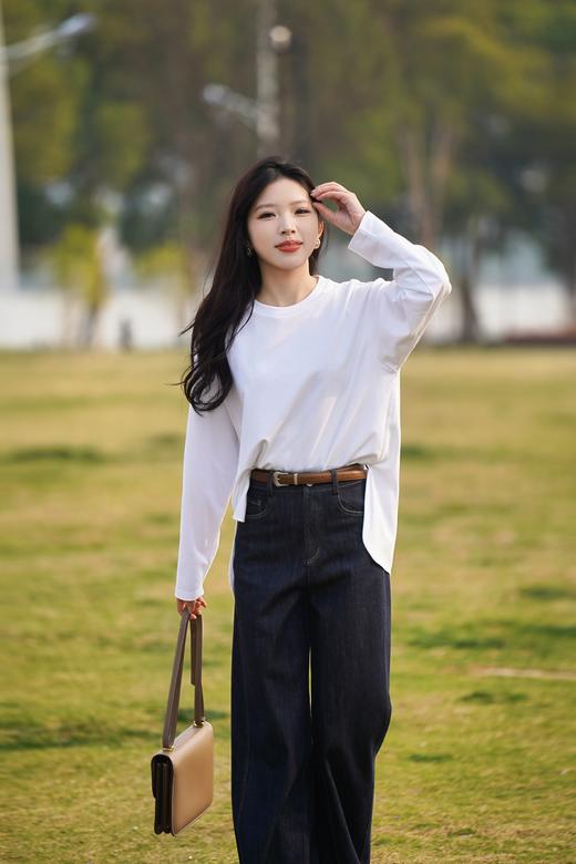 现货 臣禾	【纸片人T恤】凉感速干长袖休闲上衣	JZ251050275 商品图2