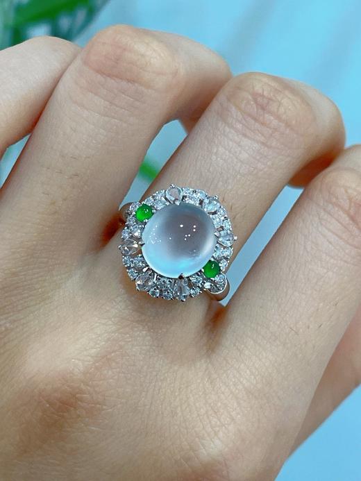 蛋面翡翠戒指 商品图3