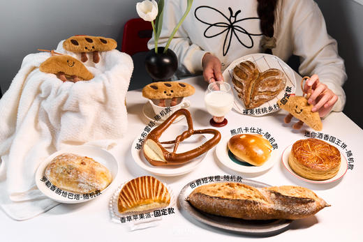 外滩国际面包节限定面包福袋2025年3月29日！面包由法国百年面粉品牌—伯爵磨坊Moulins Bourgeois，联合巴黎名店Liberté和欧洲面包冠军Maximilien授权配方制作 商品图0