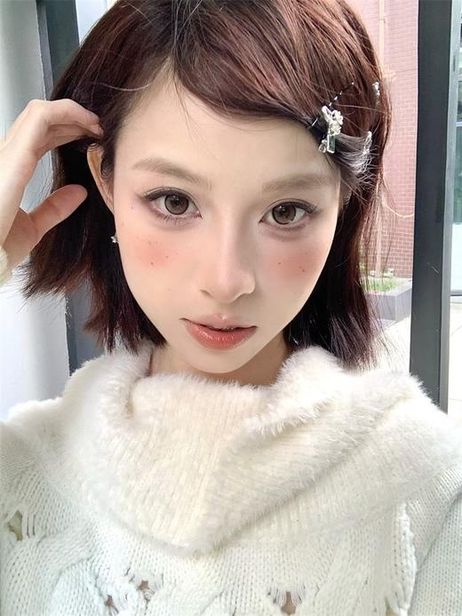 Yukicon旗下 ·纯爱冷灰 · 纯爱甜棕｜日抛｜14.2mm白狮参考着色待测 商品图11