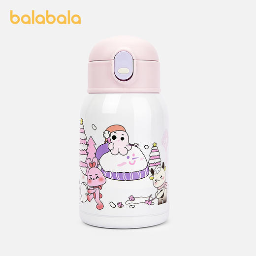 【周末福利】巴拉巴拉儿童水杯保温杯宝宝喝水杯子吸管杯饮水壶年新款可爱 商品图0