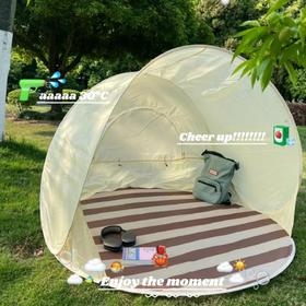 【户外带娃露营神器】韩版ins儿童露营野餐帐篷室内过家家可折叠速开大空间大尺寸帐篷，沙滩公园棚。ry