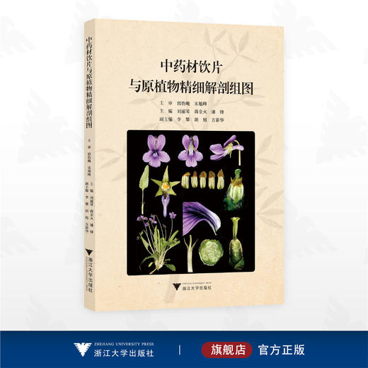 中药材饮片与原植物精细解剖组图/主编 刘丽琴 蒋金火 潘锋/浙江大学出版社 商品图0