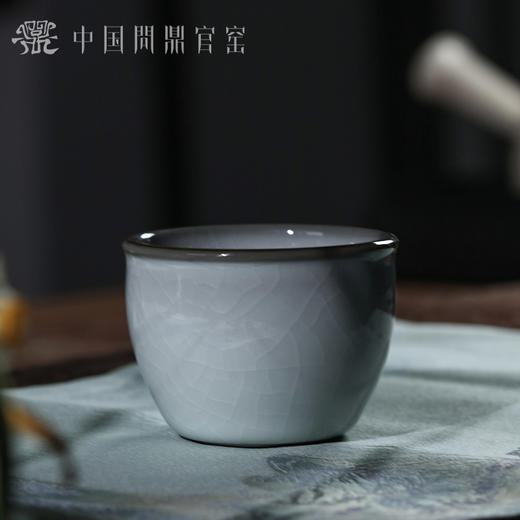 问鼎官窑北官月白缸杯 商品图0