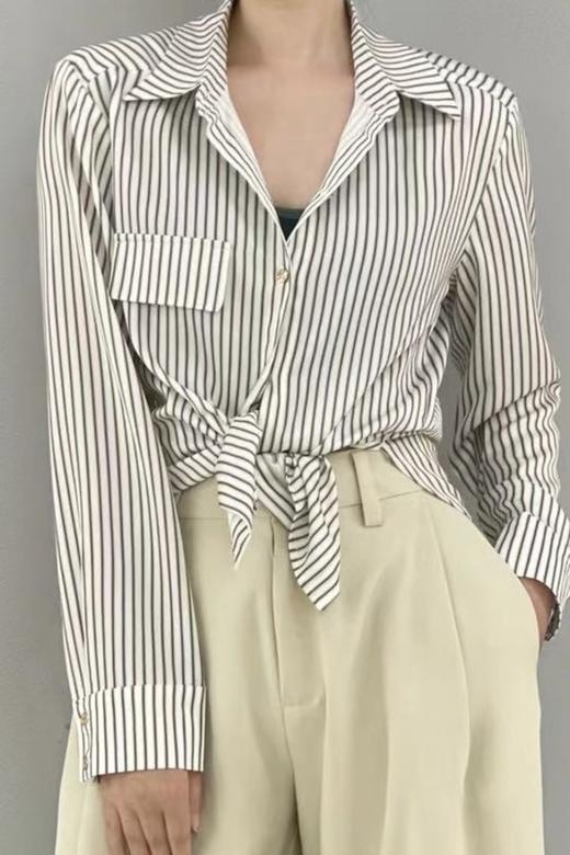 Kai & Kiera 通勤简约条纹衬衣 17814 商品图2