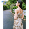 NUTS夏季新品时尚优雅修身气质碎花清新吊带连衣裙422101161 商品缩略图1