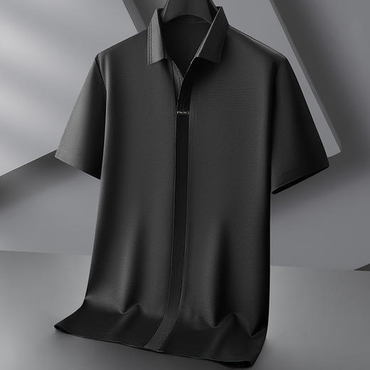 【冰丝】【DPF】大依优型大码封口款短袖POLO衫肥佬时尚运动休闲冰丝半袖体恤夏季男士加肥加大码 商品图1